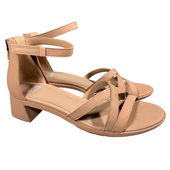 Eileen Fisher Noni Beige Sandals Size 8 - Picture 3 of 9